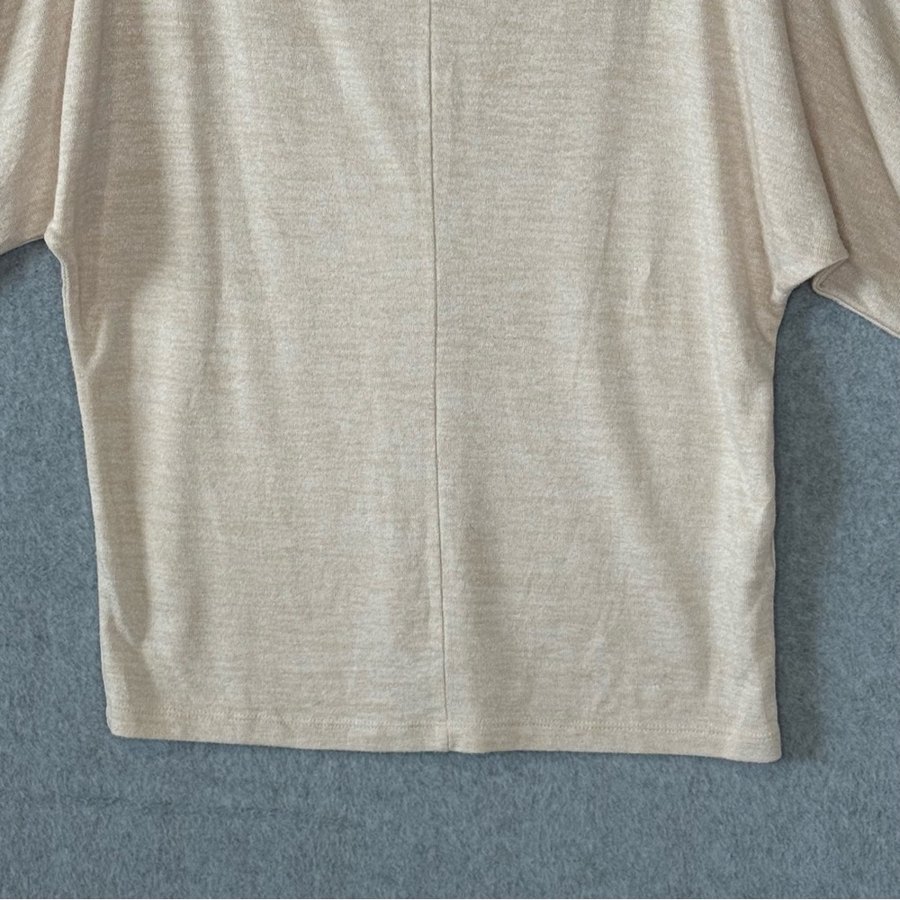Banana Republic‎ Boatneck Sweater Front Seam Beige Size XS - Picture 6 of 15